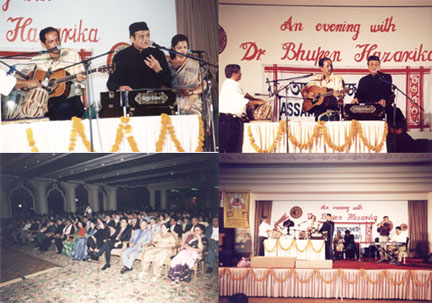 An evening with
Dr. Bhupen Hazarika